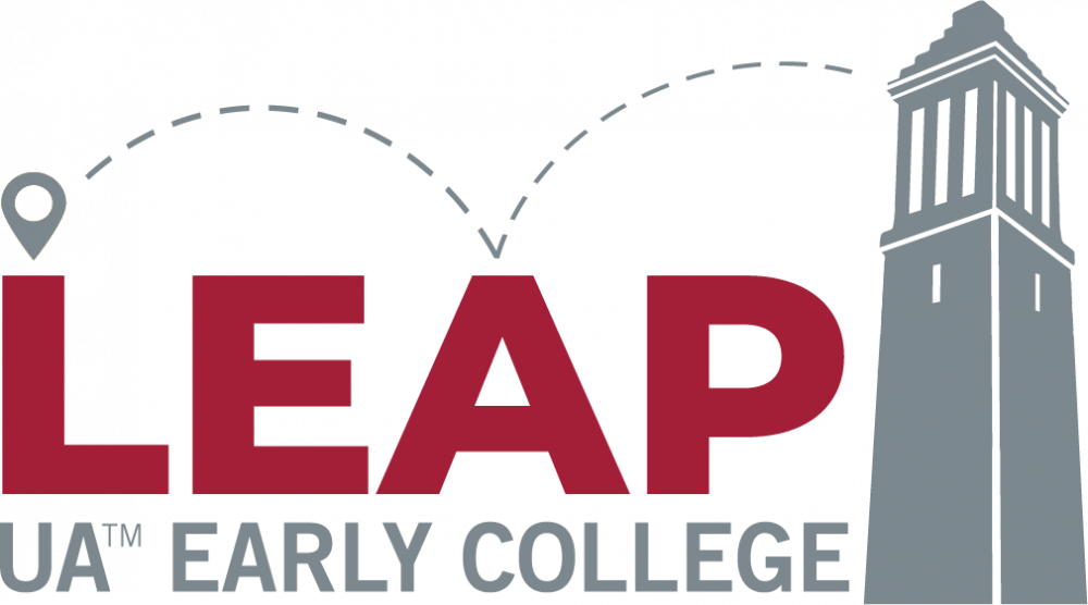 The LEAP UA Early College logo.